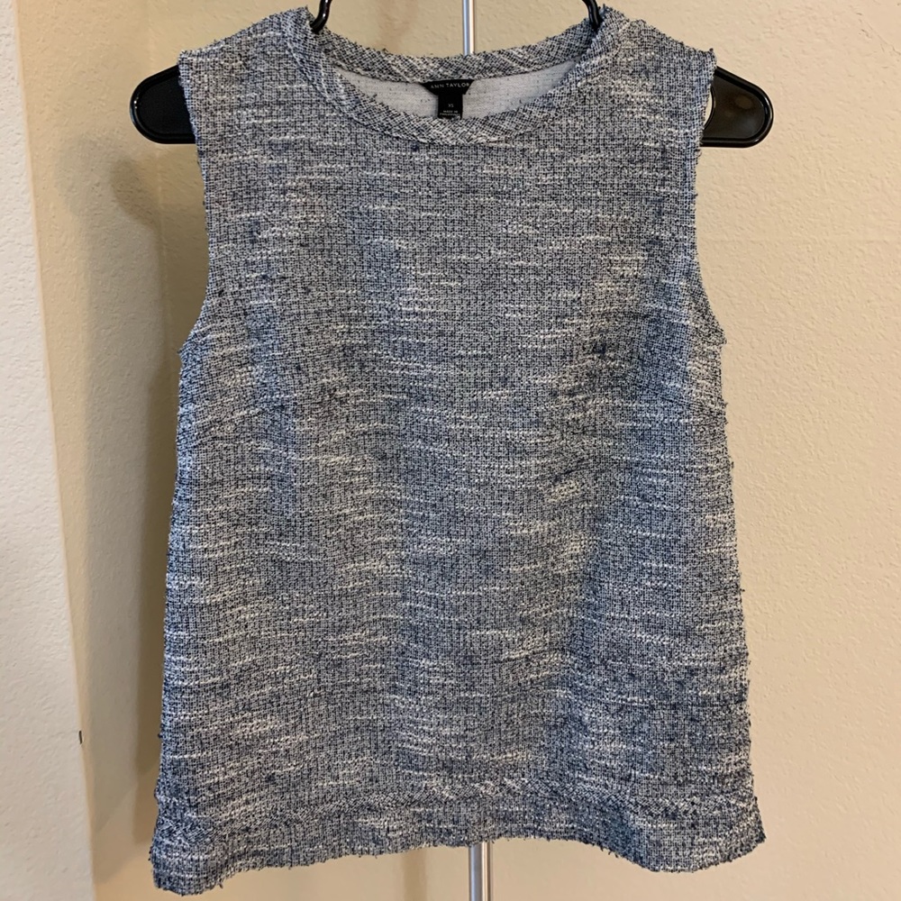 Ann Taylor Tweed Top